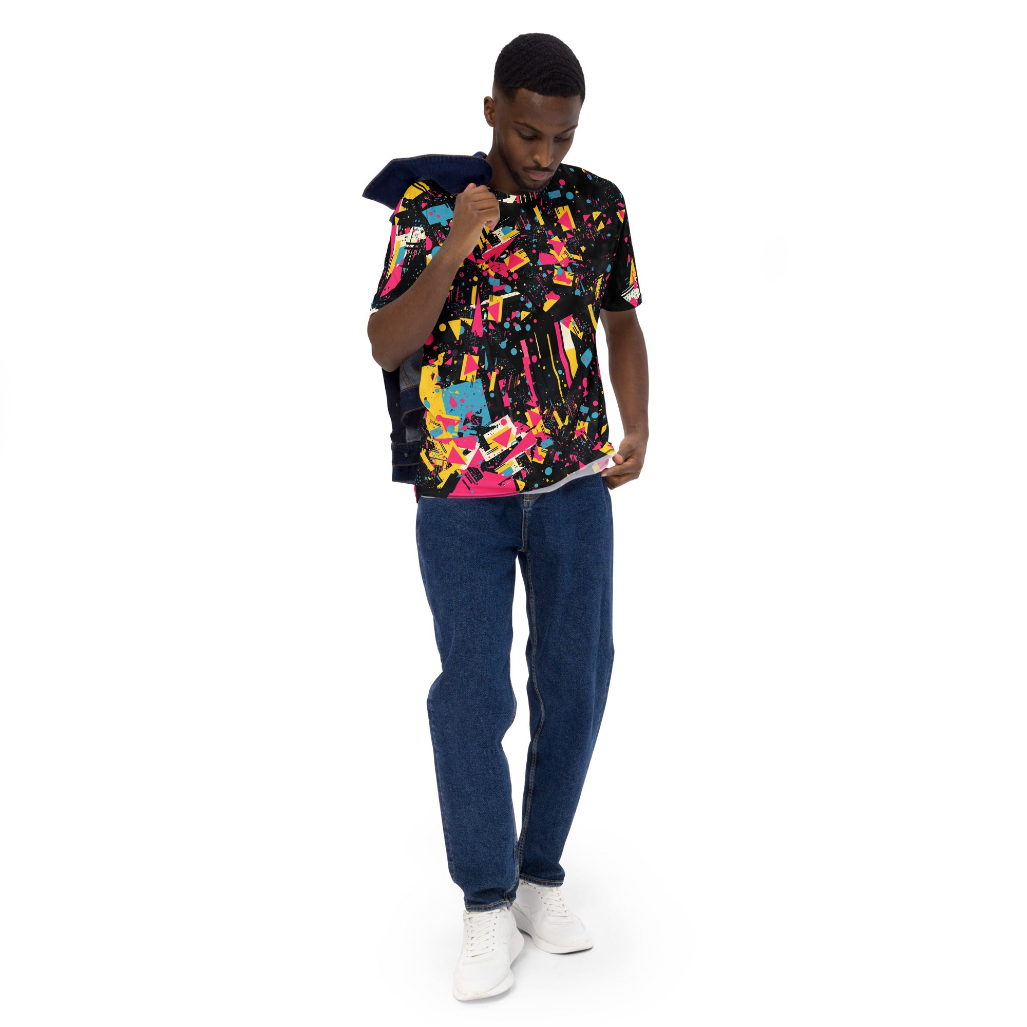 Memphis Pattern Deconstructed - Unisex T-shirt