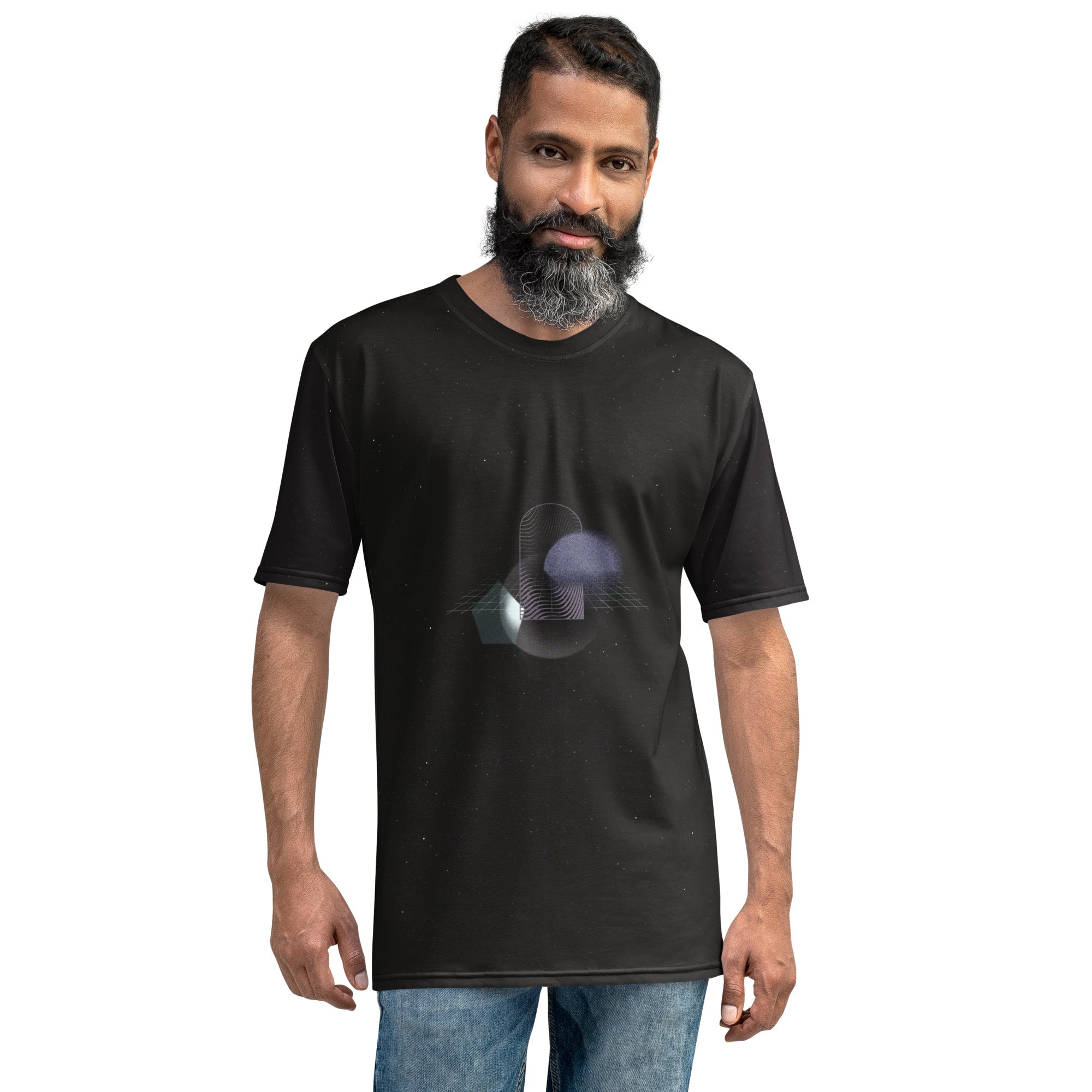 Abstract Space Geometric - All Over Unisex T-shirt