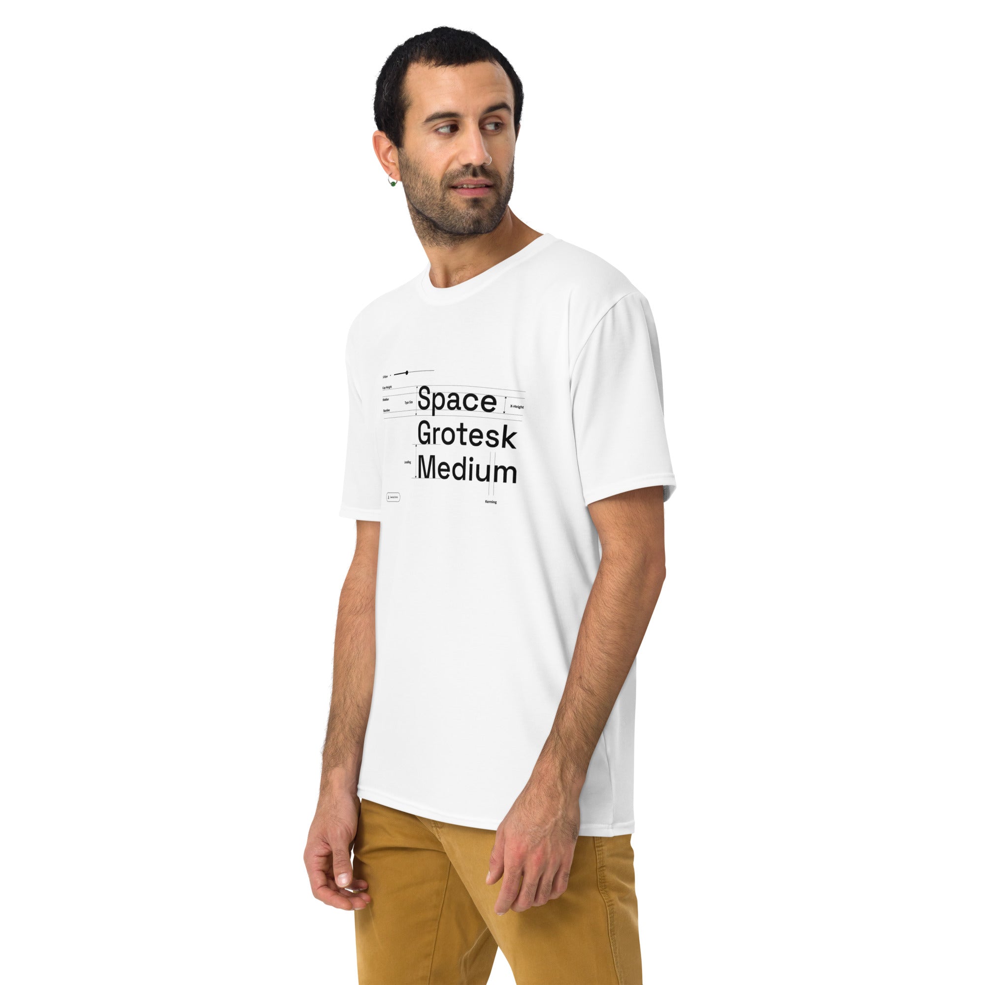 Space Grotesk Type Specimen - Double-Sided Unisex T-shirt
