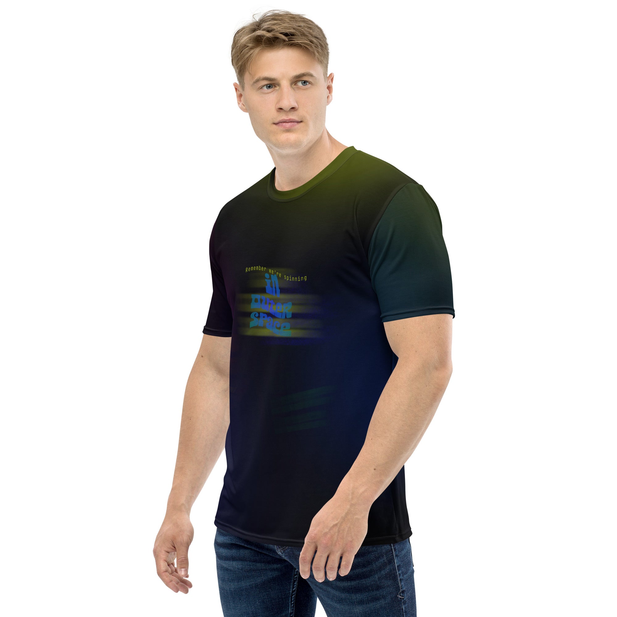 Spinning in Outer Space - All Over Unisex T-shirt
