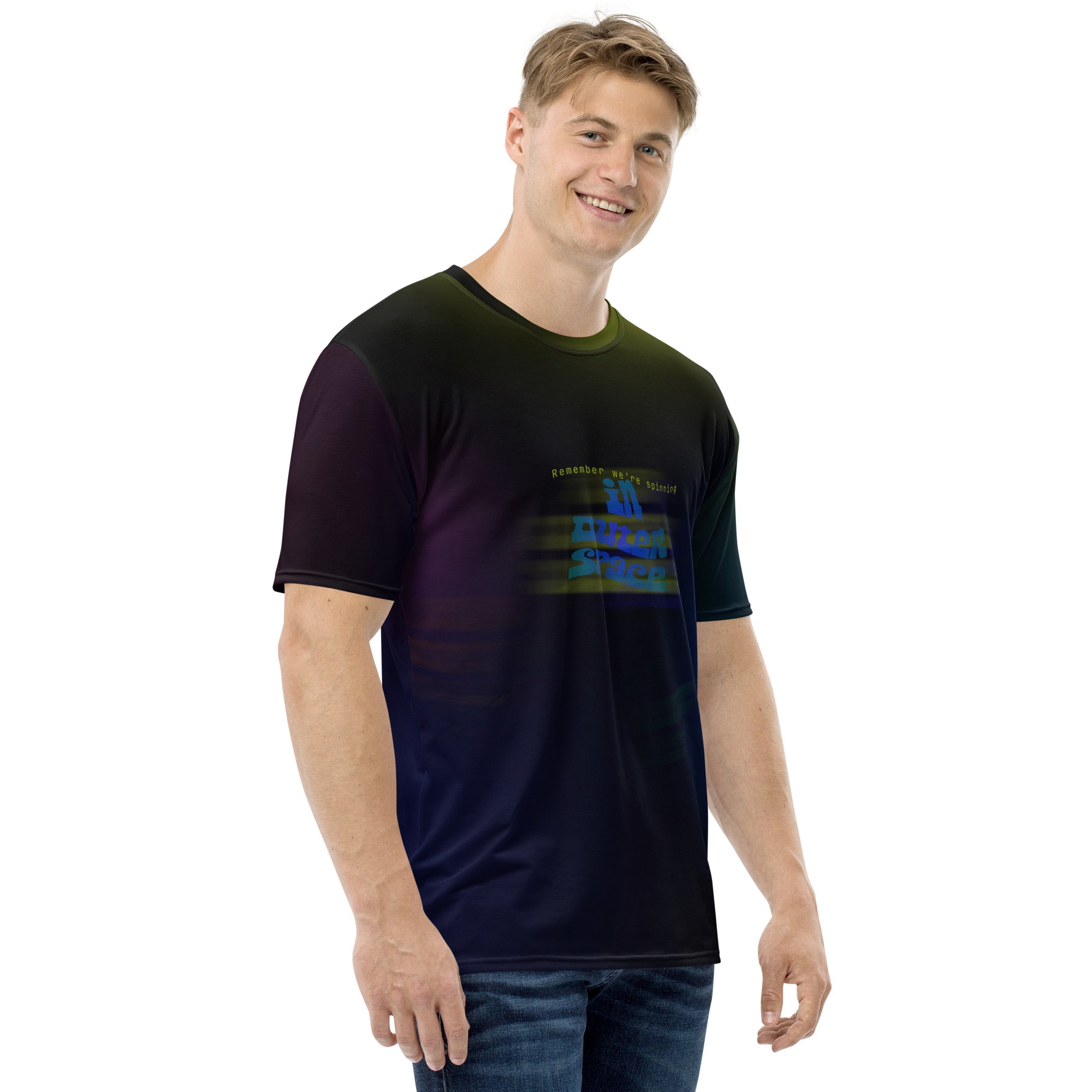 Spinning in Outer Space - All Over Unisex T-shirt