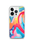 Colorful Swirls Clear Case for iPhone®
