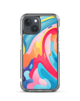 Colorful Swirls Clear Case for iPhone®