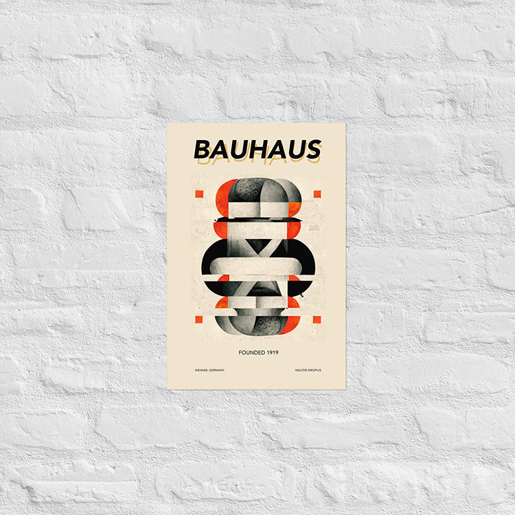 Bauhaus Origin 1919 Poster