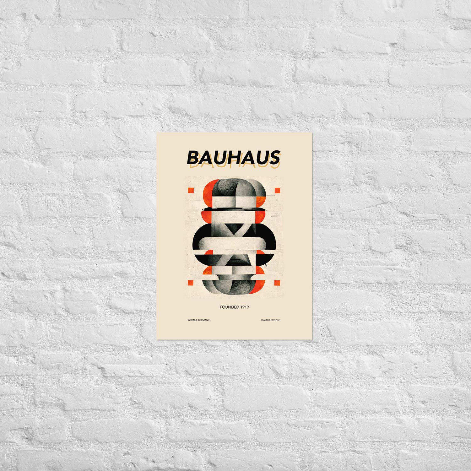 Bauhaus Origin 1919 Poster