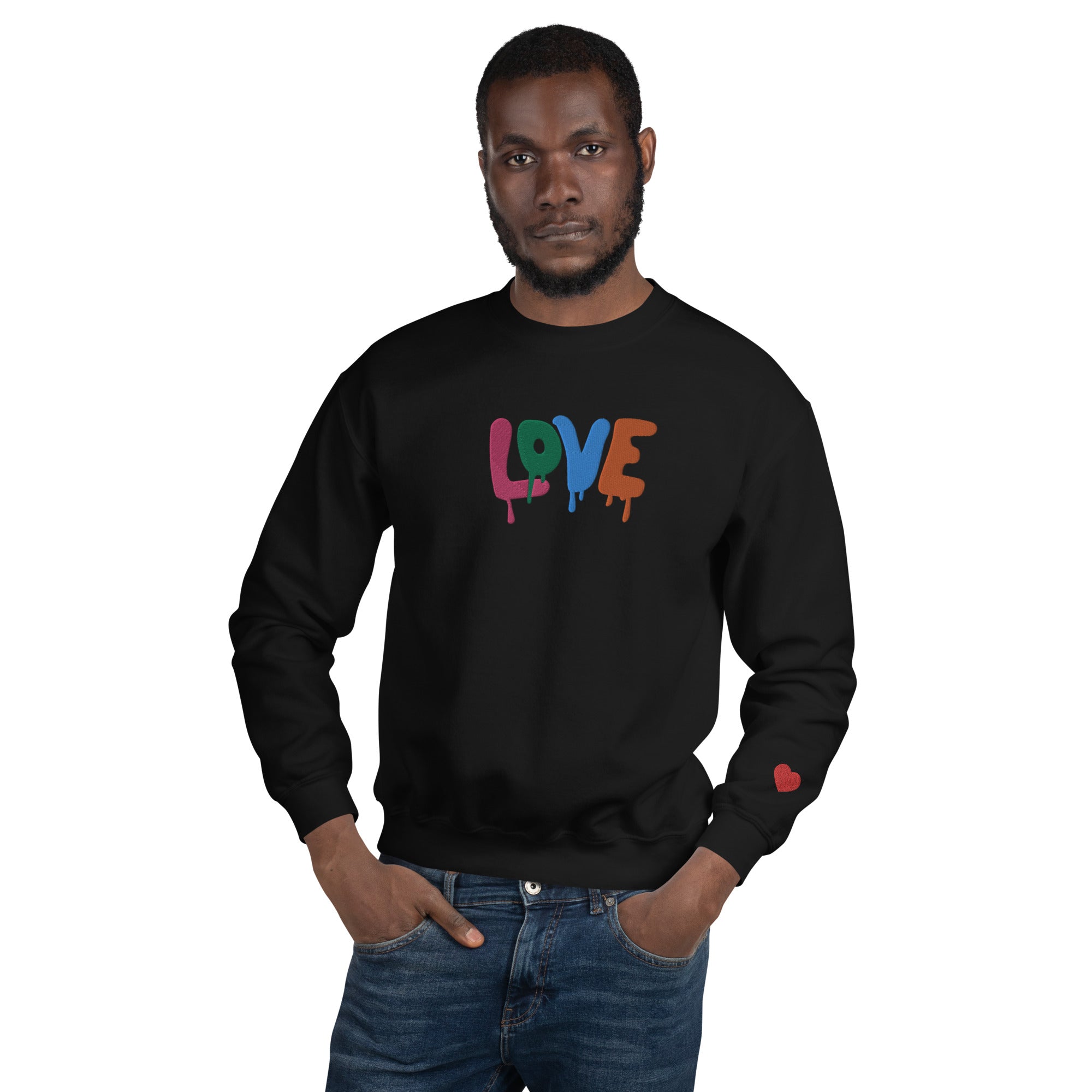 Love Melts - Embroidered Unisex Sweatshirt