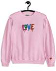 Love Melts - Embroidered Unisex Sweatshirt
