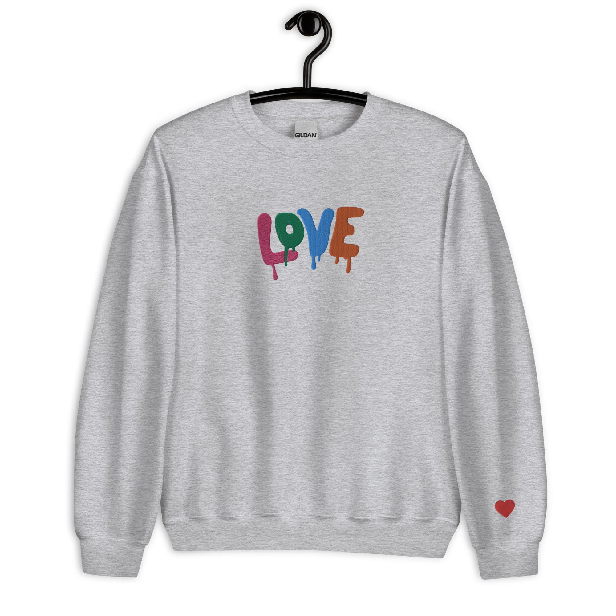 Love Melts - Embroidered Unisex Sweatshirt