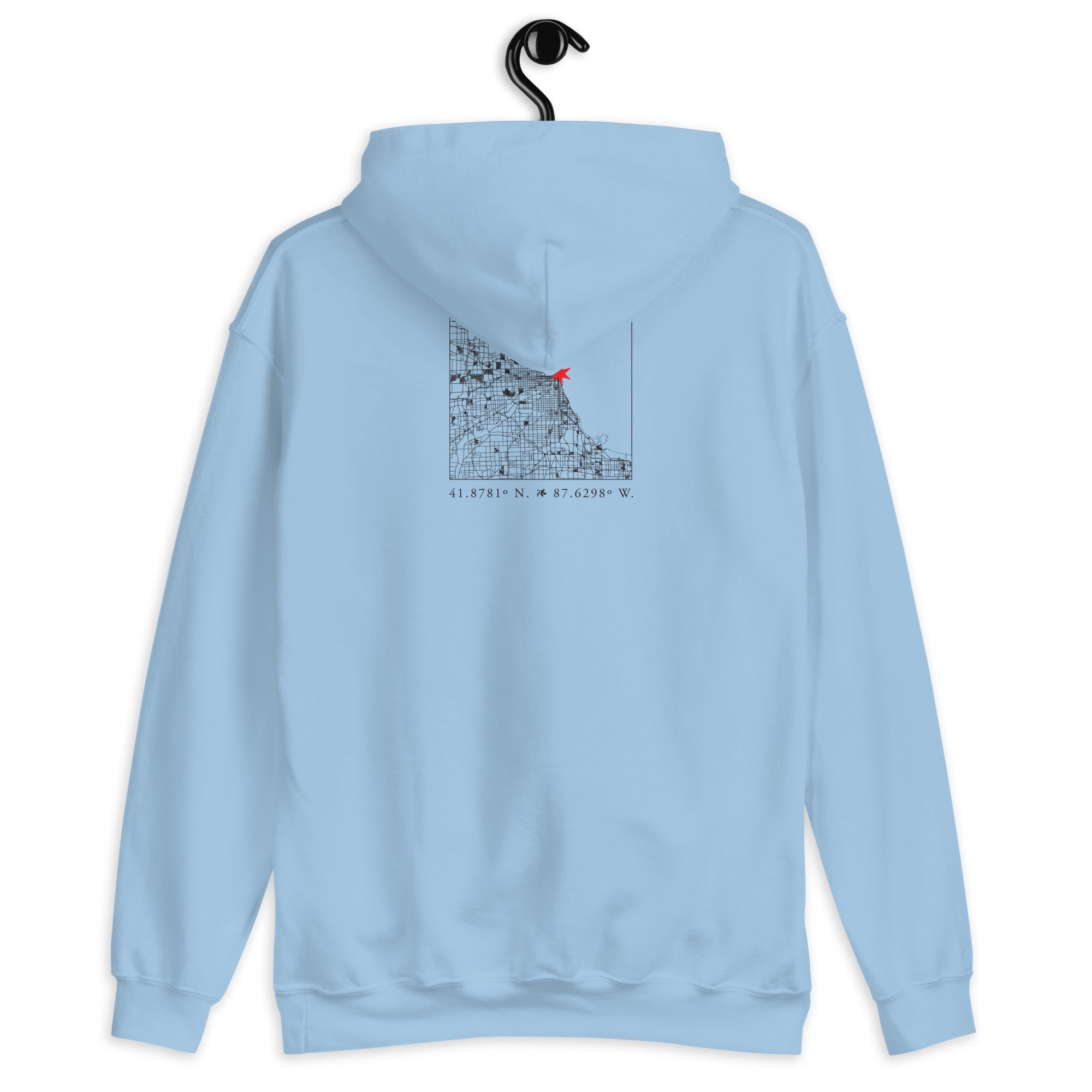 Chicago Love and Coordinates - Unisex Hoodie