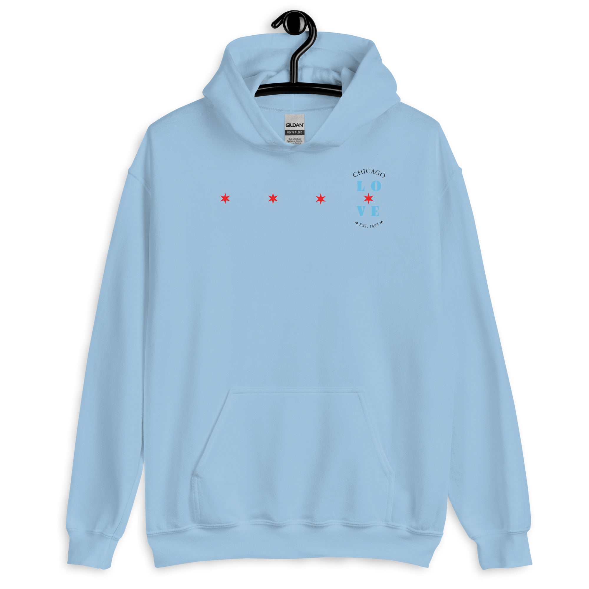 Chicago Love and Coordinates - Unisex Hoodie