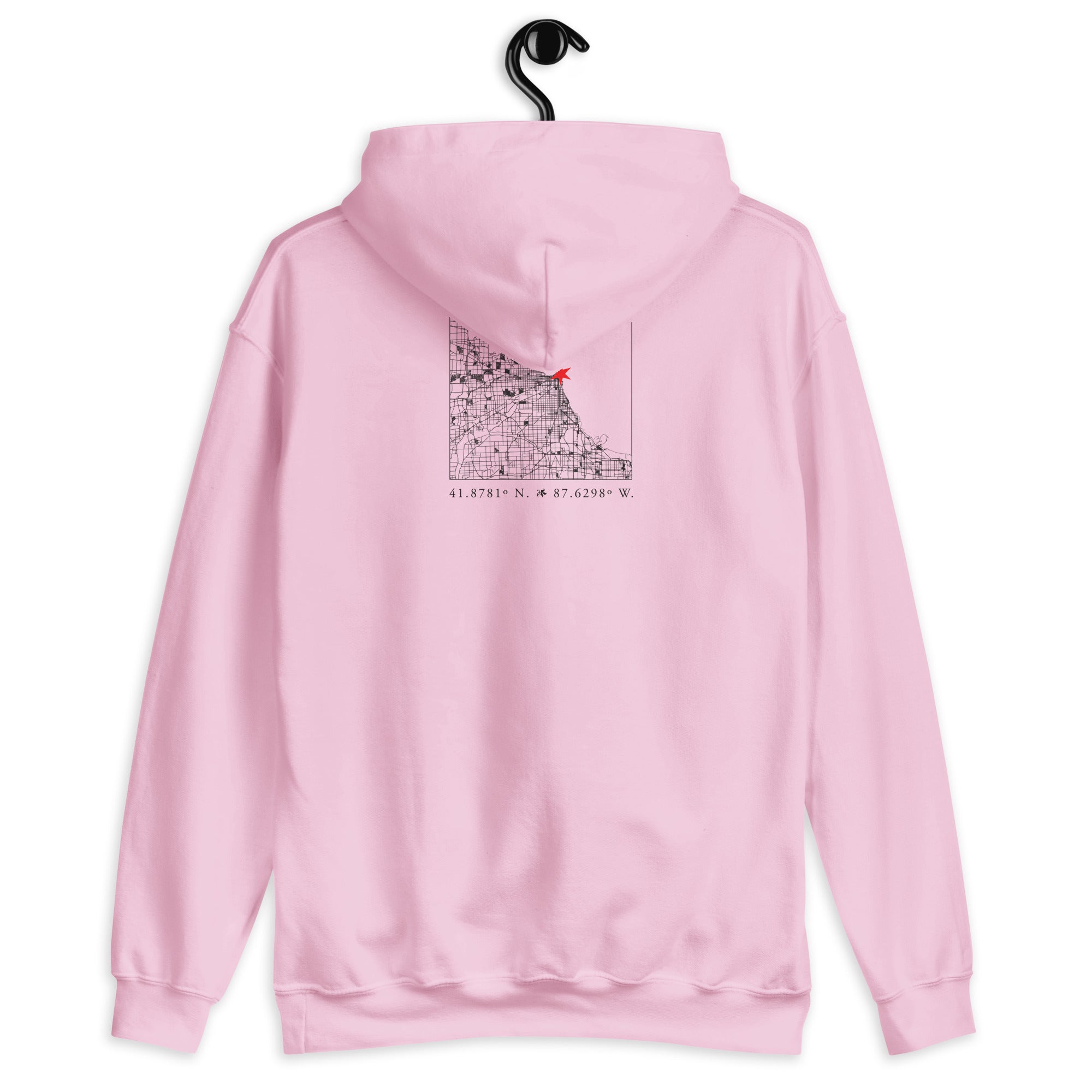 Chicago Love and Coordinates - Unisex Hoodie