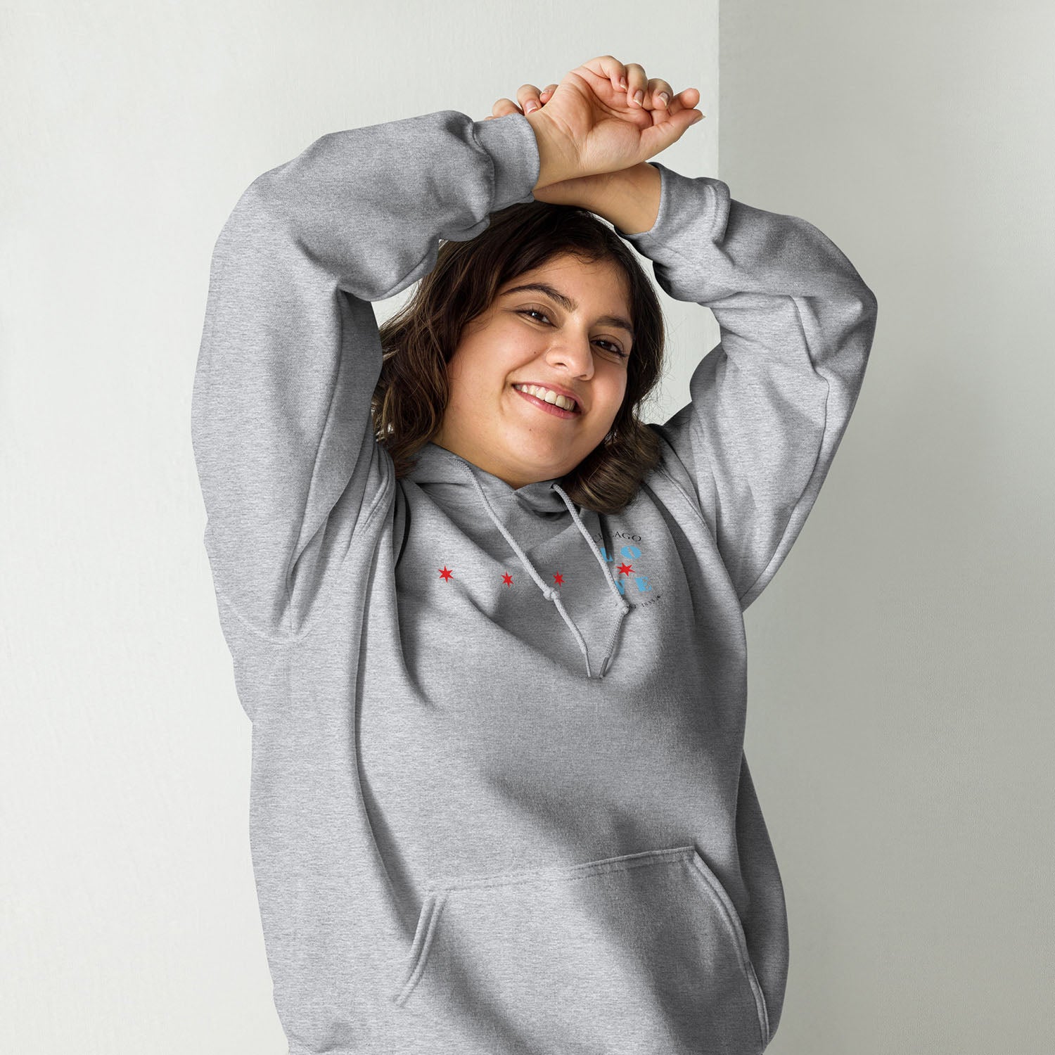 Chicago Love and Coordinates - Unisex Hoodie