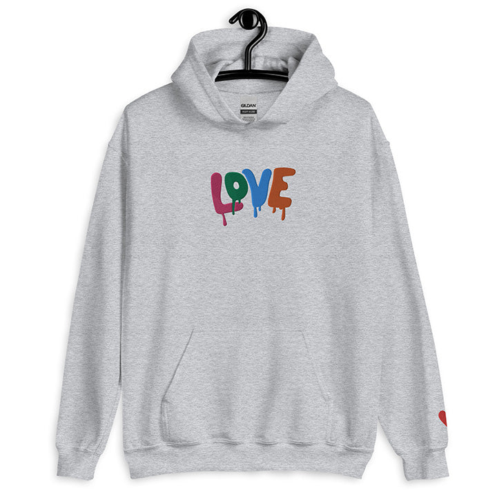 Love Melts - Embroidered Unisex Hoodie