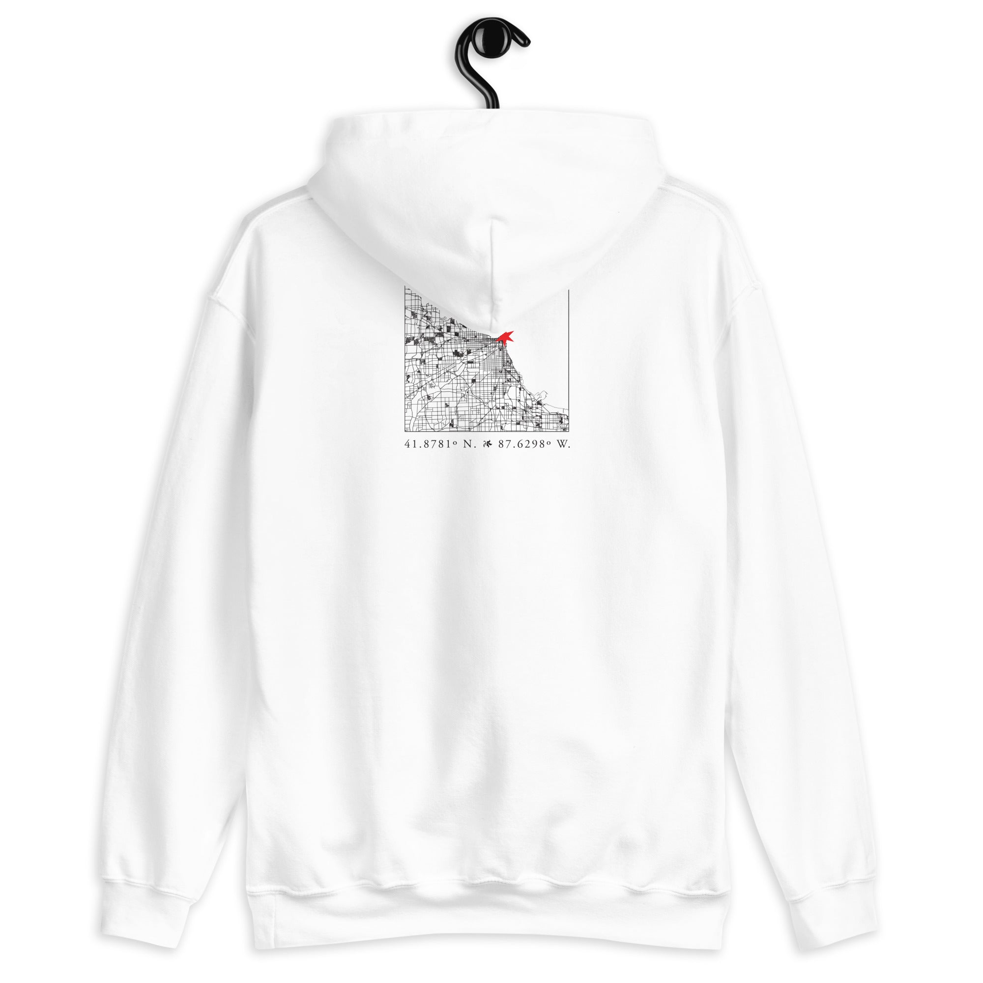 Chicago Love and Coordinates - Unisex Hoodie