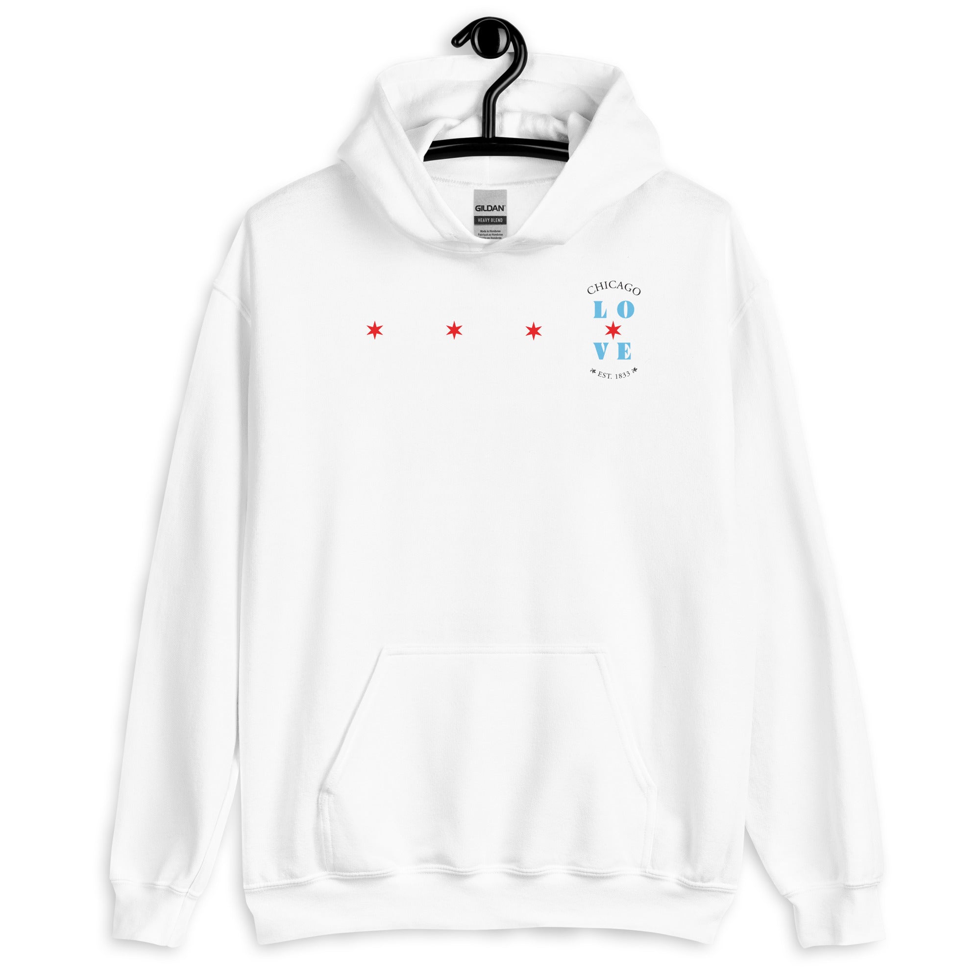 Chicago Love and Coordinates - Unisex Hoodie