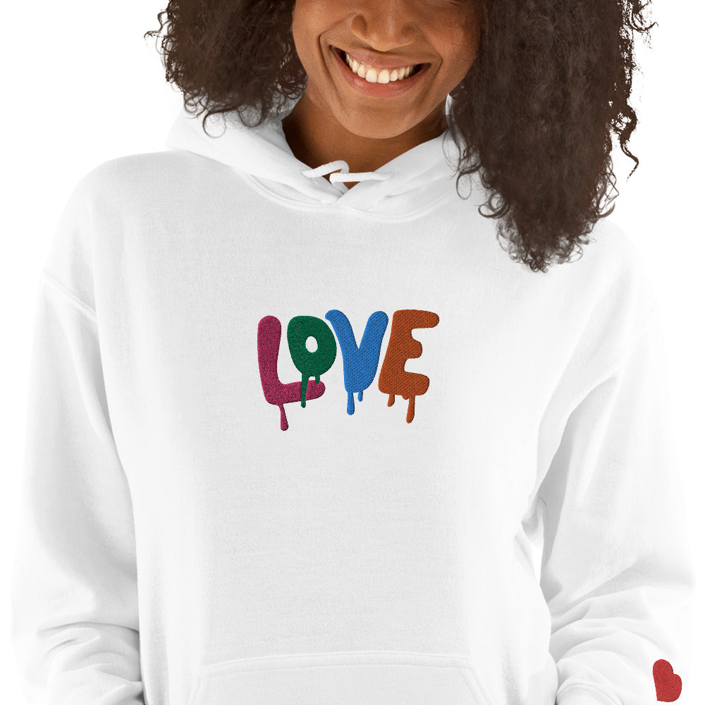 Love Melts - Embroidered Unisex Hoodie