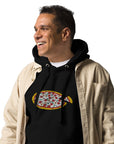 Square Cut Pizza - Embroidered Unisex Hoodie