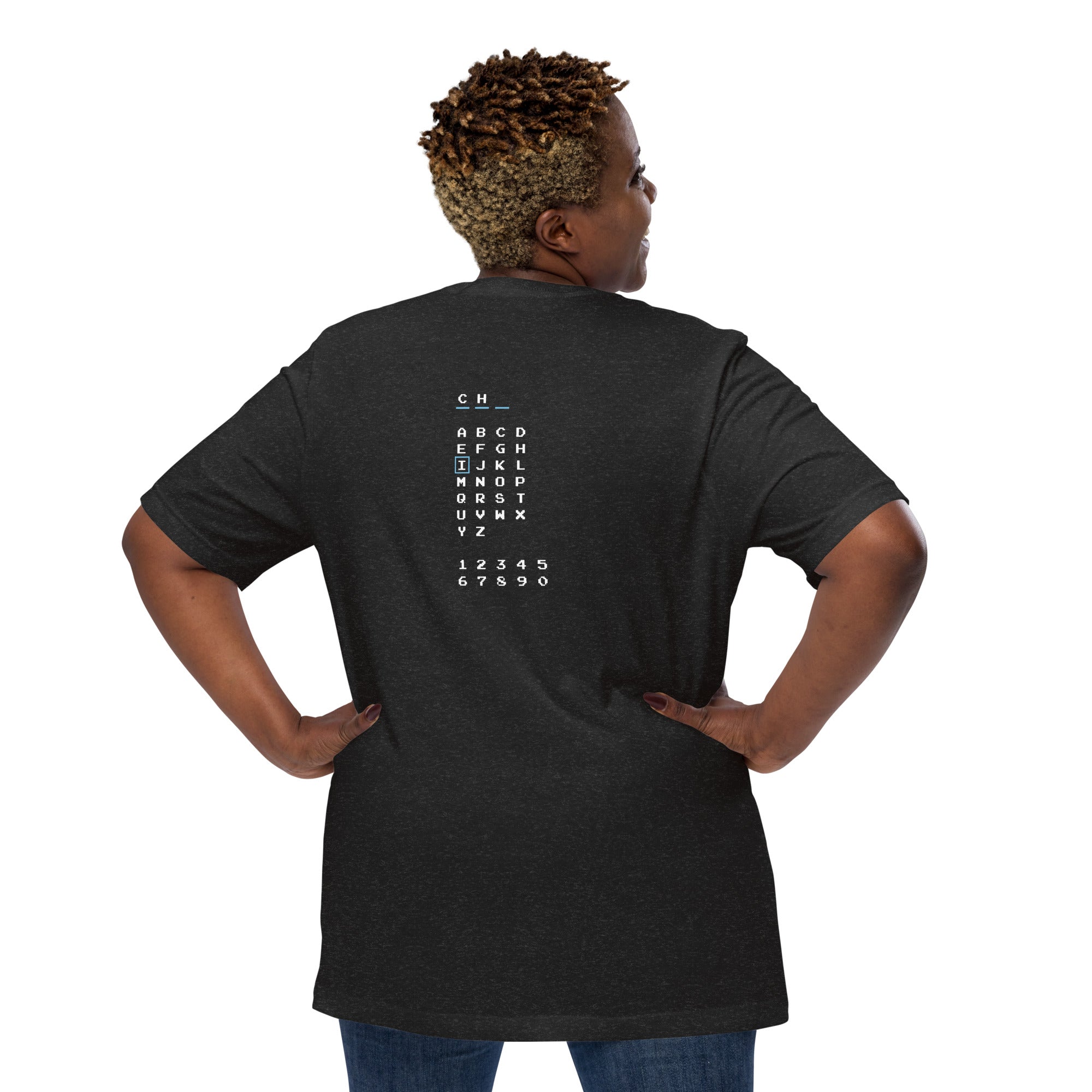 Chicago Pixel Heart Flag Retro Arcade - Double-Sided Unisex T-shirt