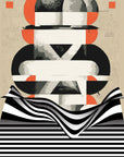 Bauhaus Abstract Op Art - Matte Poster