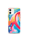 Colorful Swirls Clear Case for iPhone®