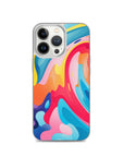 Colorful Swirls Clear Case for iPhone®