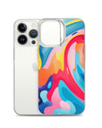 Colorful Swirls Clear Case for iPhone®