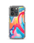 Colorful Swirls Clear Case for iPhone®