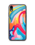 Colorful Swirls Clear Case for iPhone®