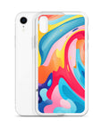 Colorful Swirls Clear Case for iPhone®