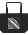 QR Message - Large Organic Tote Bag