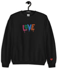 Love Melts - Embroidered Unisex Sweatshirt