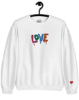 Love Melts - Embroidered Unisex Sweatshirt