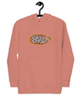 Square Cut Pizza - Embroidered Unisex Hoodie