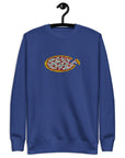 Square Cut Pizza - Embroidered Premium Sweatshirt